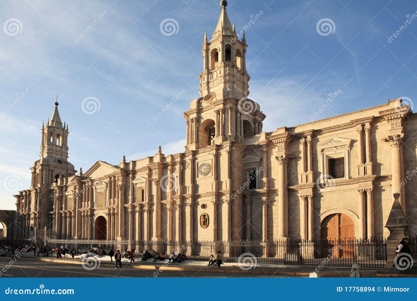 old spanish architecture, arequipa, peru.