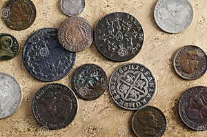 Old Spanish Coins Stock Image Image Of Human Coin Ideas 29685425