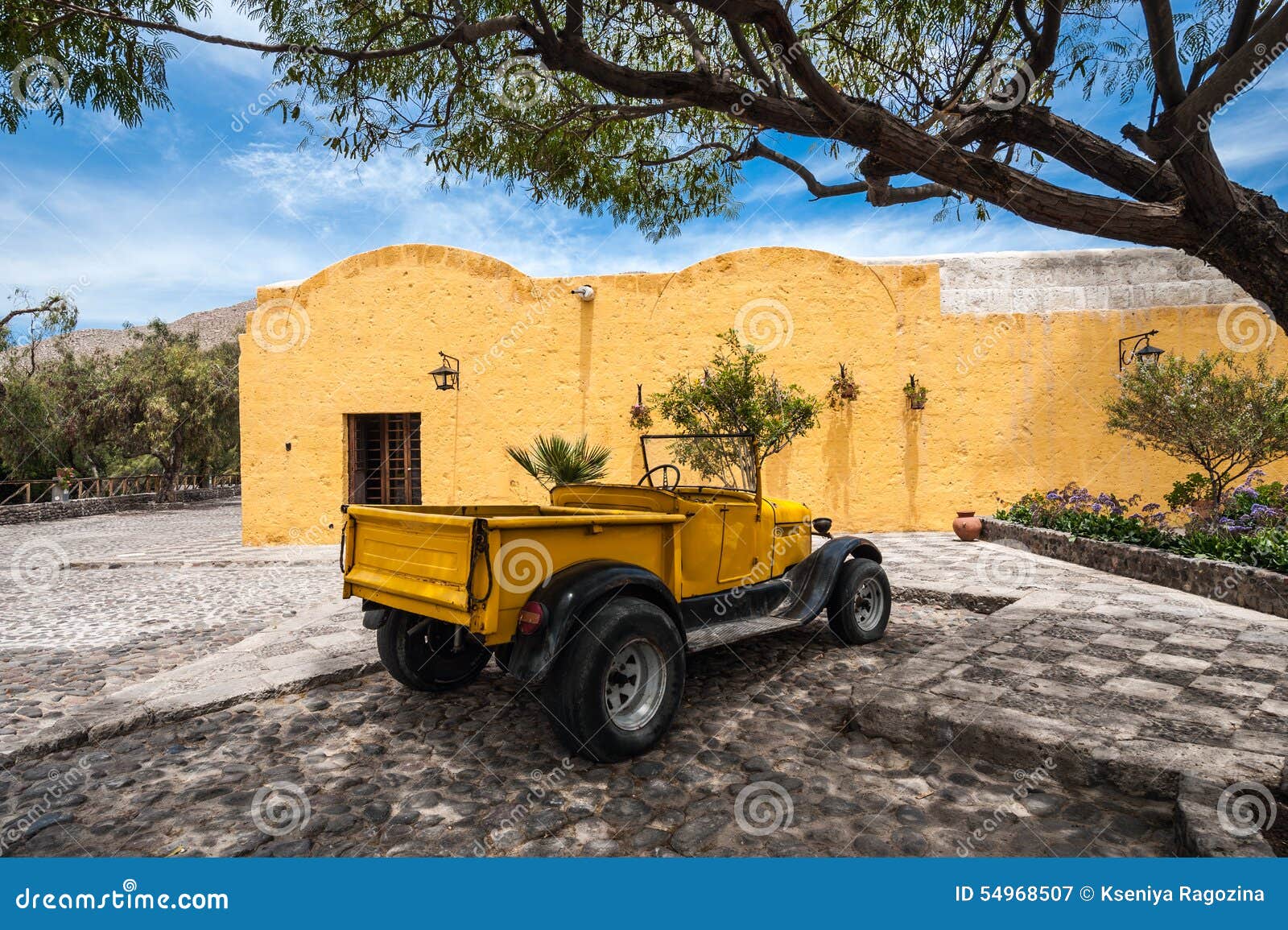 old spanish colonial mansion, arequipa, peru