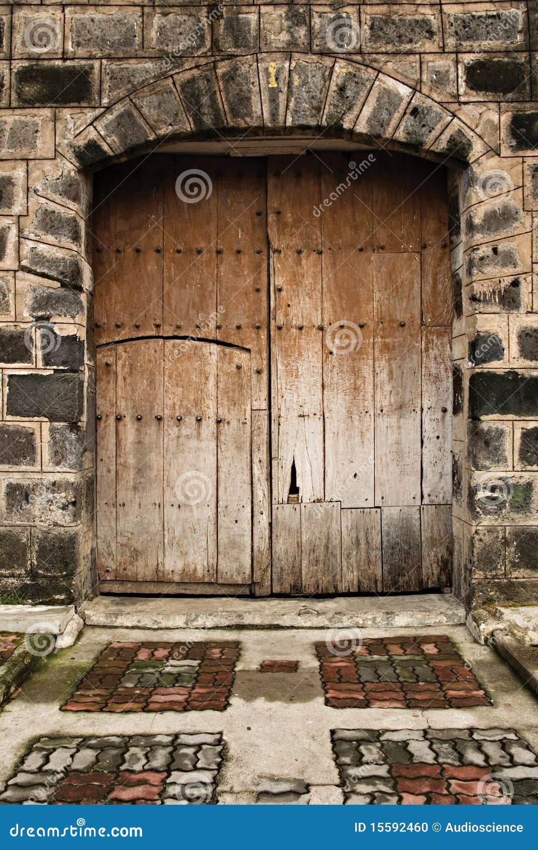 Old Spanish Era Wooden Door Stock Photo - Image of gate, door: 15592460