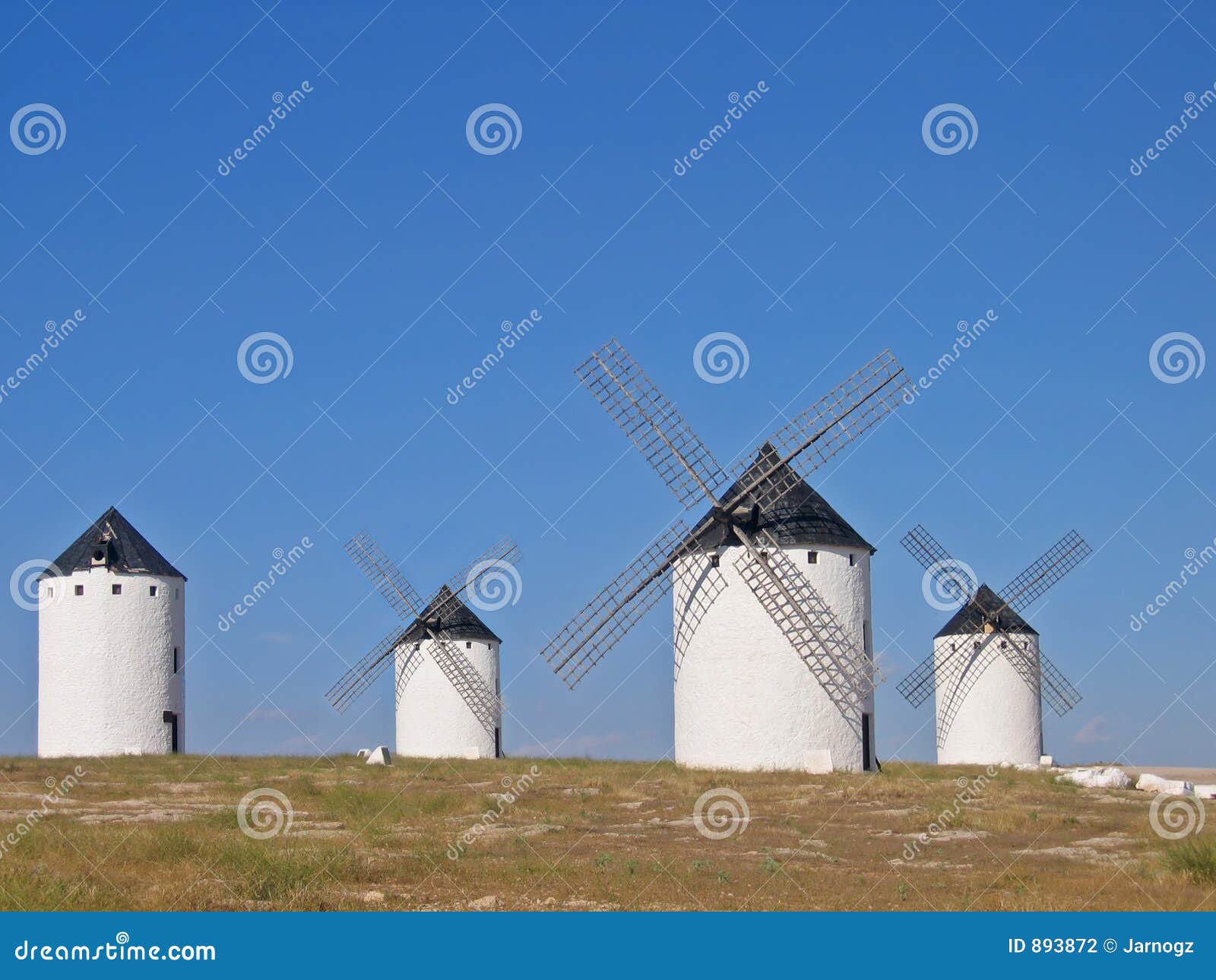 Old Spanish Wind Mill stock photo. Image of historic, europe 893872