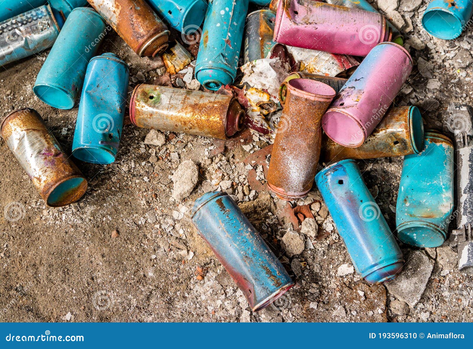 Old Spray Cans Graffiti Cans Stock Photo Image of decoration, modern
