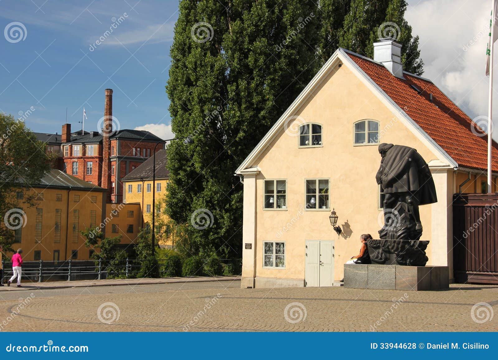 The Old Square and Factories. Norrkoping. Sweden Editorial Stock Photo ...