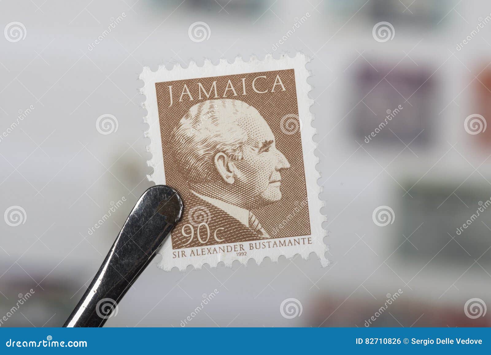 Old stamps of Jamaica editorial photo. Image of background 82710826