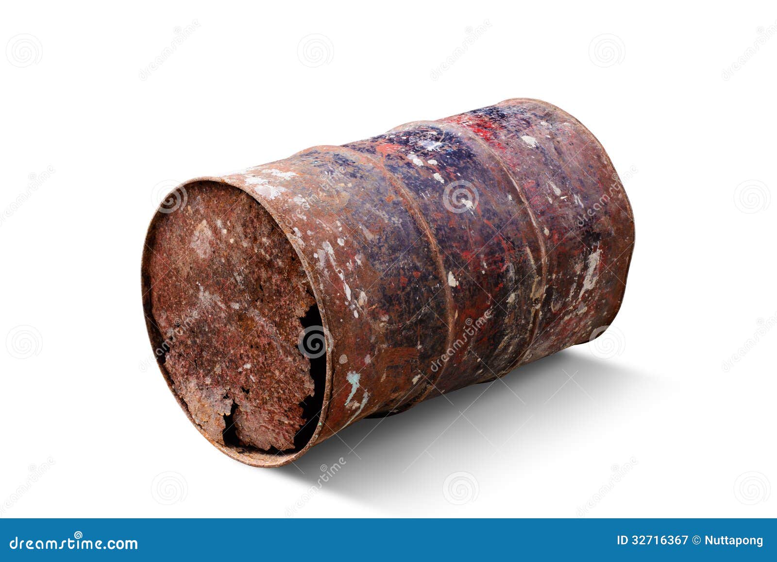 Old steel drum stock image. Image of fire, chemical, grunge 32716367