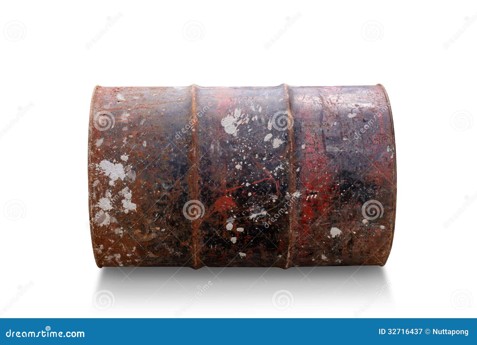 Old steel drum stock image. Image of gasoline, pollution 32716437
