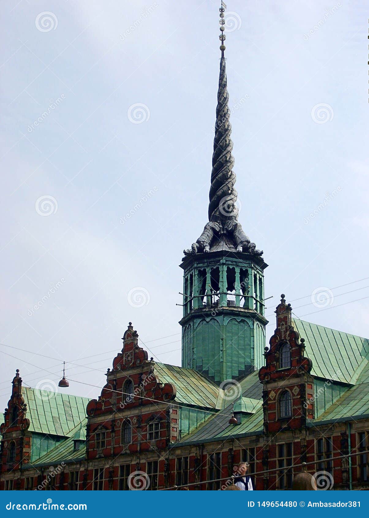 The Old Stock Exchange in Copenhagen, Denmark Stock Photo - Image of ...