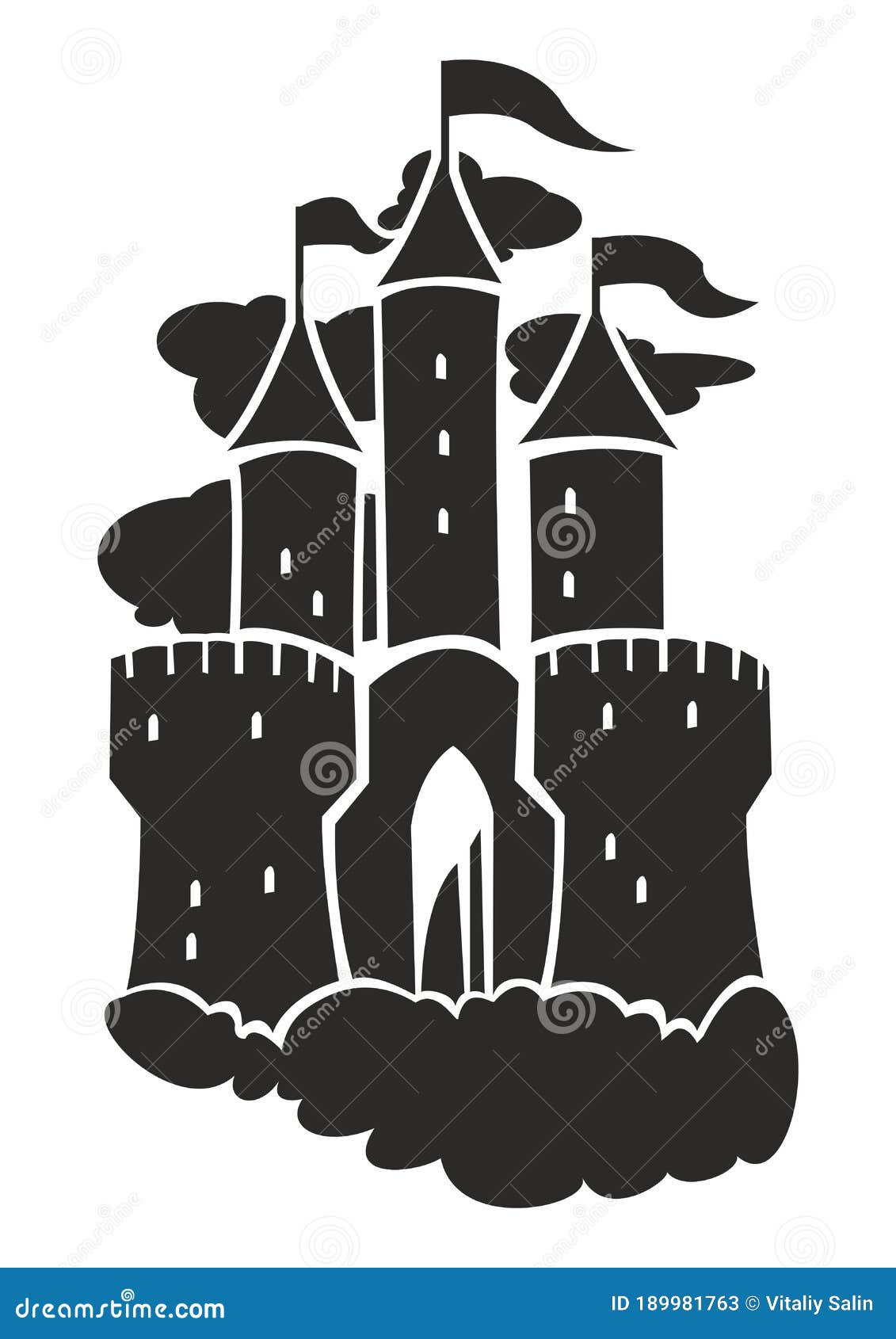 Premium Vector  Set of medieval castles fortresses and towers