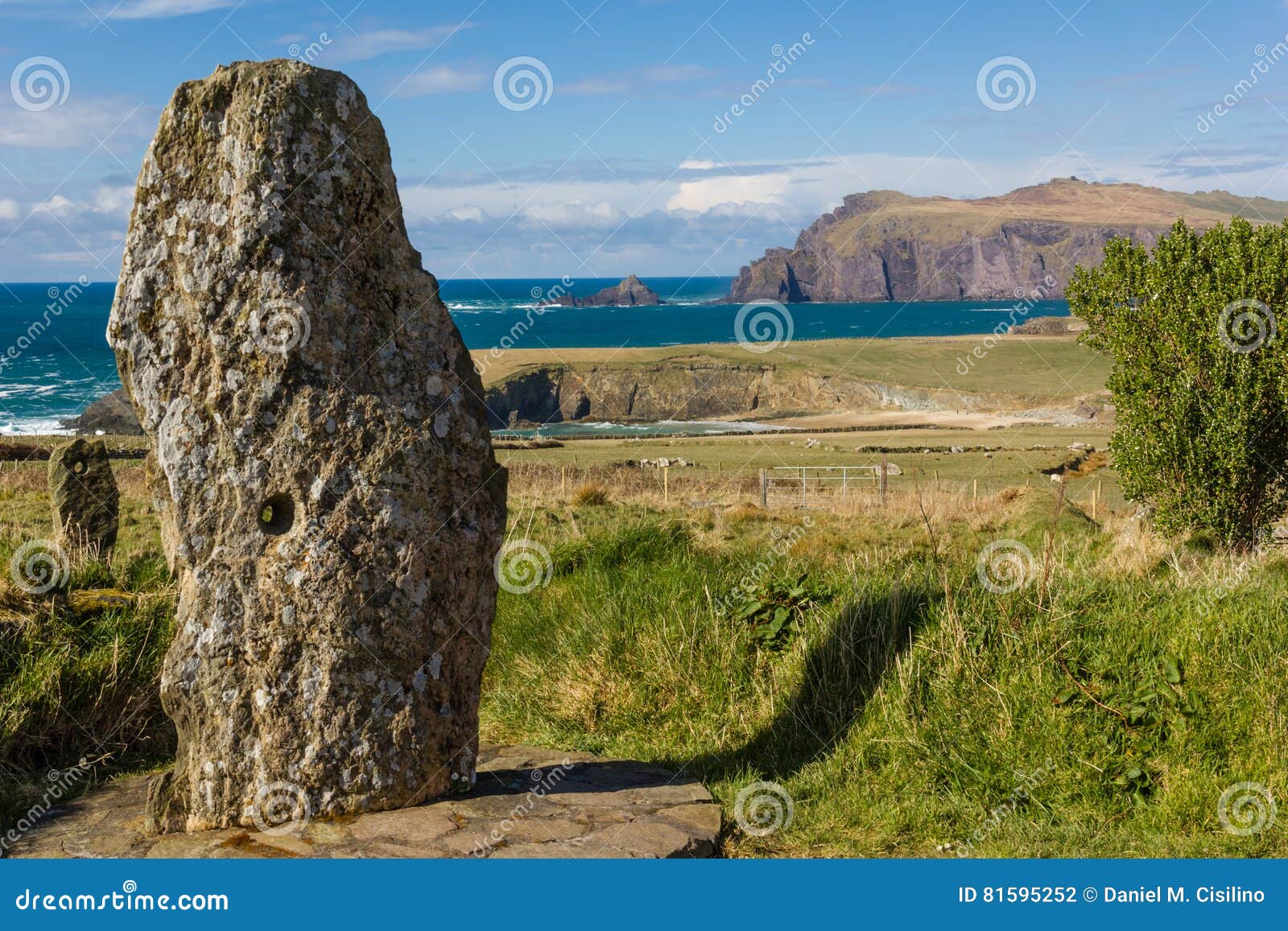 old stone monument. dingle peninsula ireland