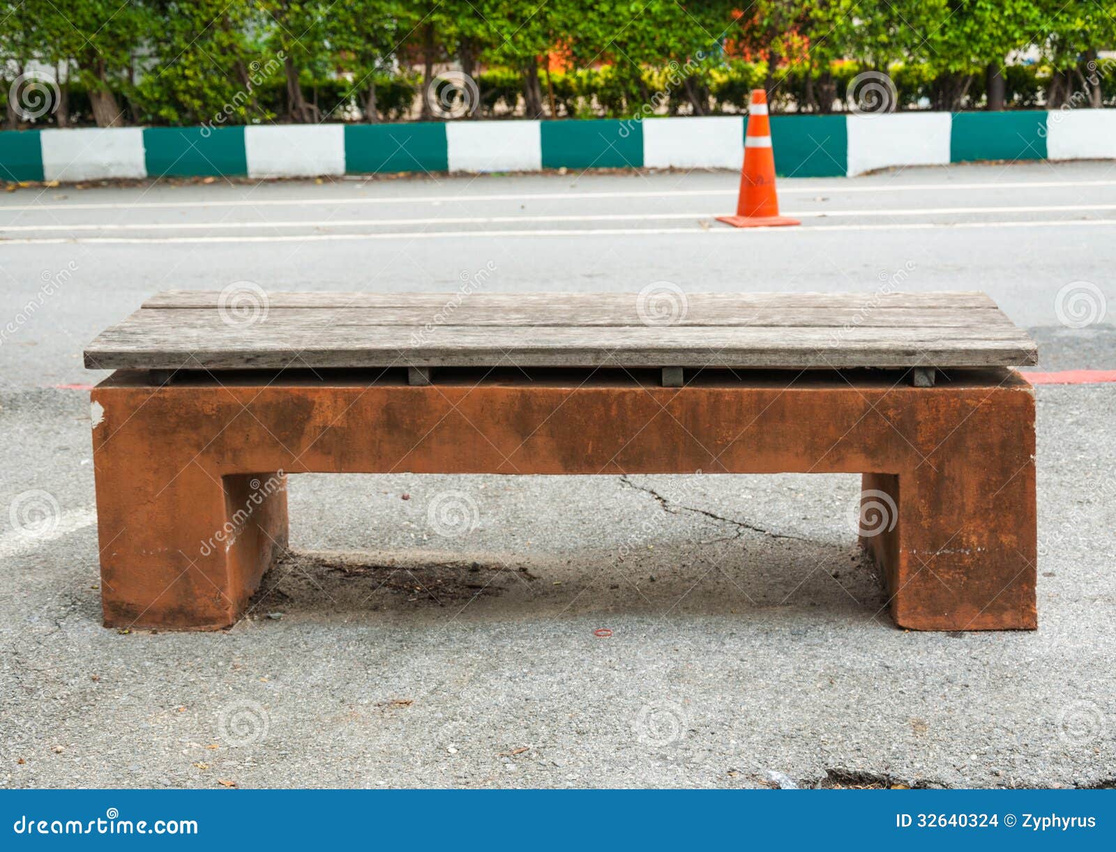 Old stone park bench stock photo. Image of ornate, solitary 32640324