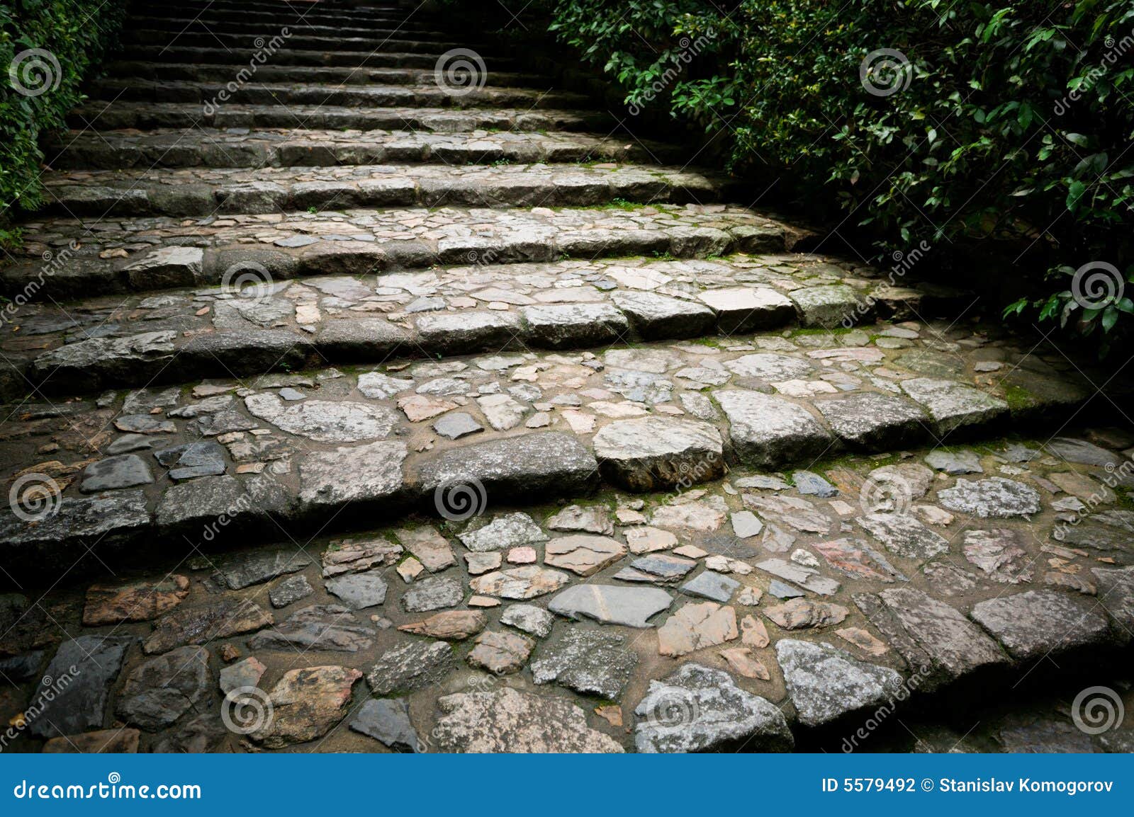 old stone staircase