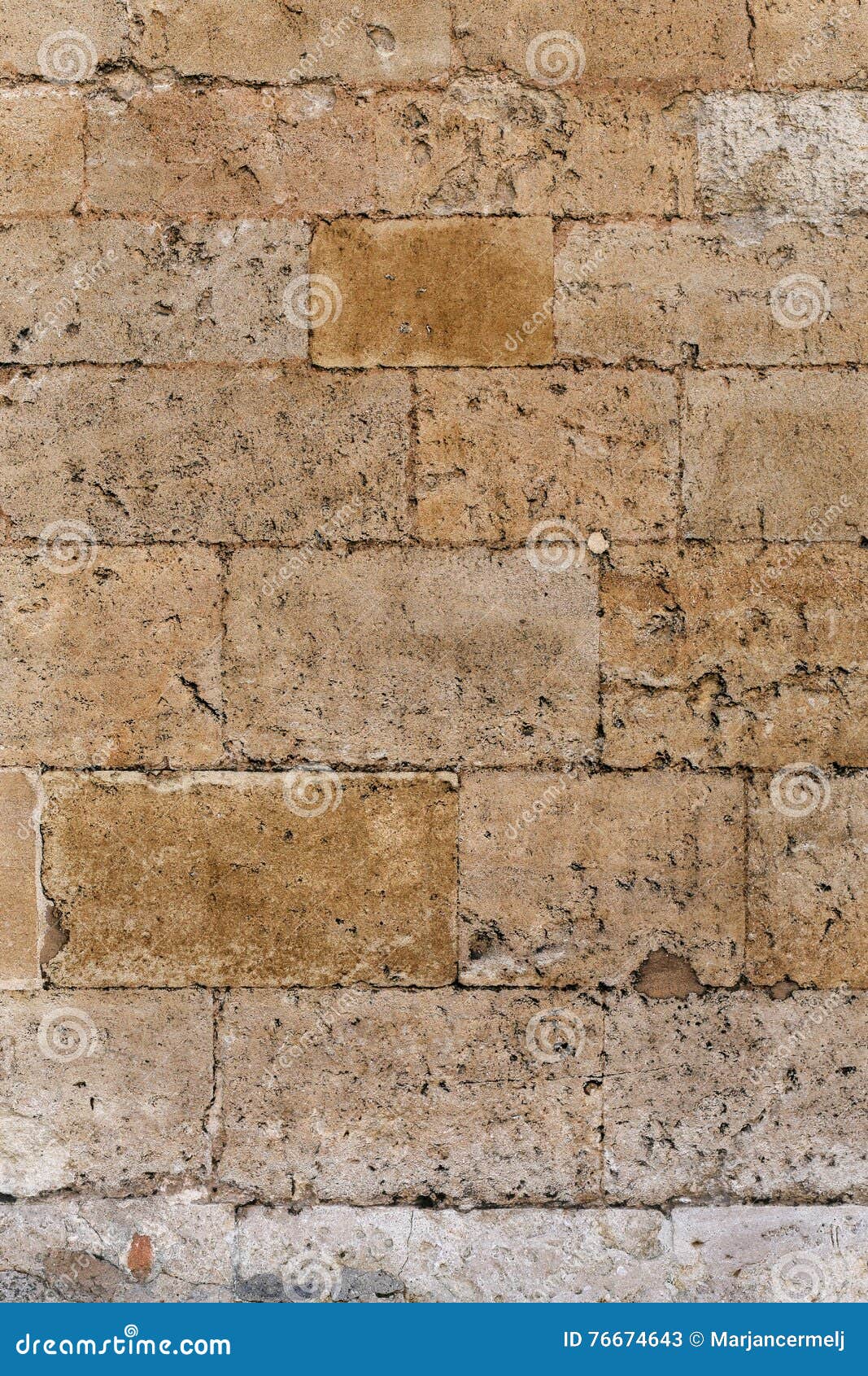 Old Stone Wall Closeup Architectural Detail Background Stock Image