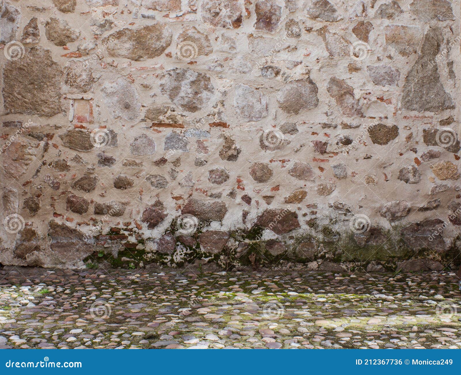 Old Stone Wall and Floor Photography Background Stock Photo - Image of