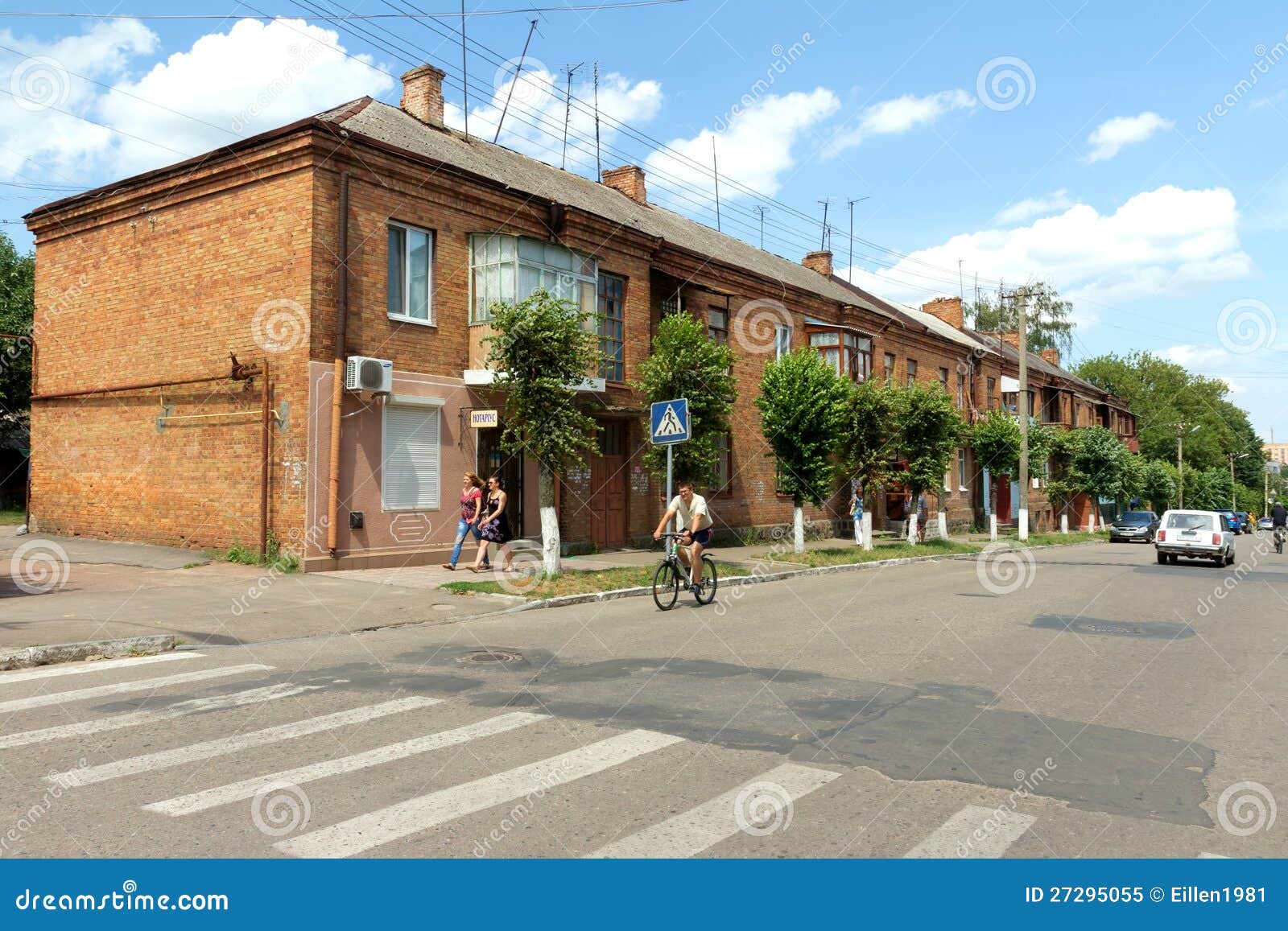 berdichev Old Street in the Center of the Berdichev Editorial Image - Image of city,  editorial: 27295055