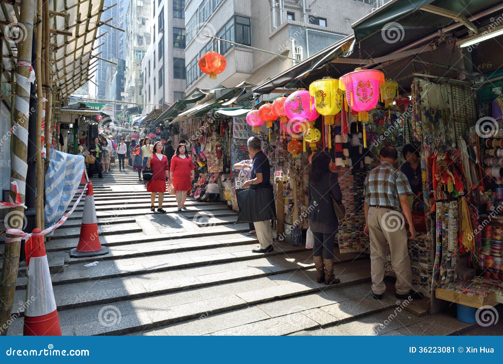 Old Street in Hong Kong editorial photo. Image of destination - 36223081
