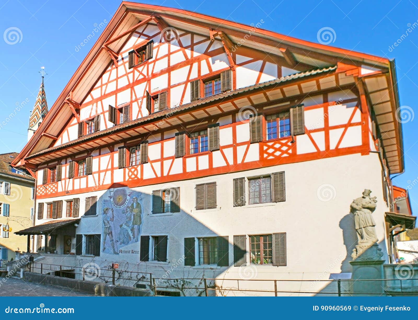 photo Baden Switzerland Real Estate the old streets of baden editorial stock image image of baths 90960569
