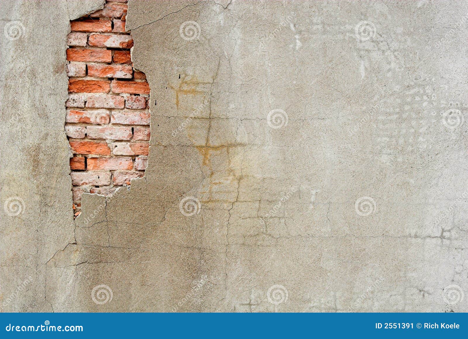 Old Stucco Wall stock image. Image of cracked, aged ...