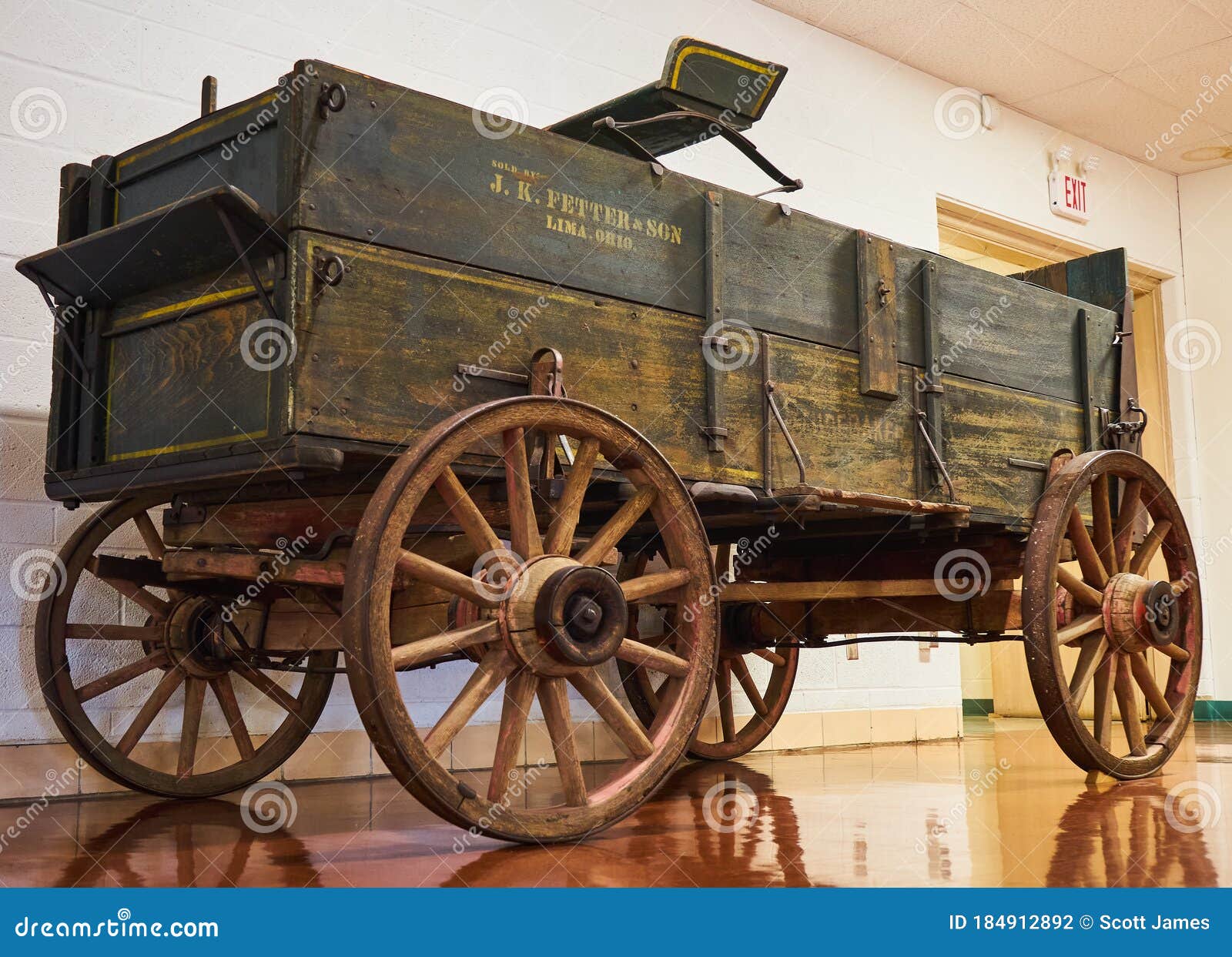 Old Studebaker Conestoga Wagon Editorial Photography Image of