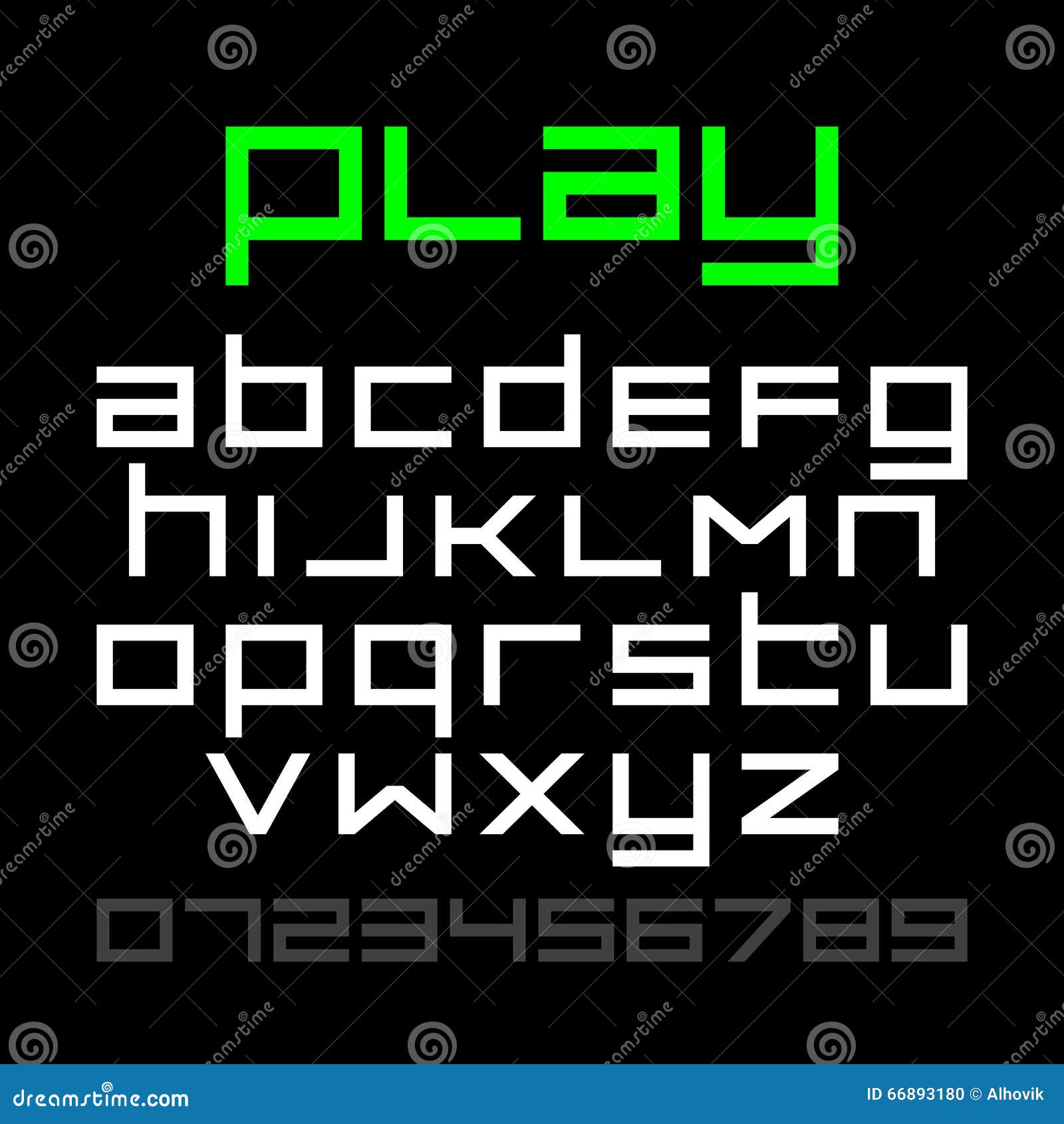 Old style video game font stock vector. Illustration of alphabetical
