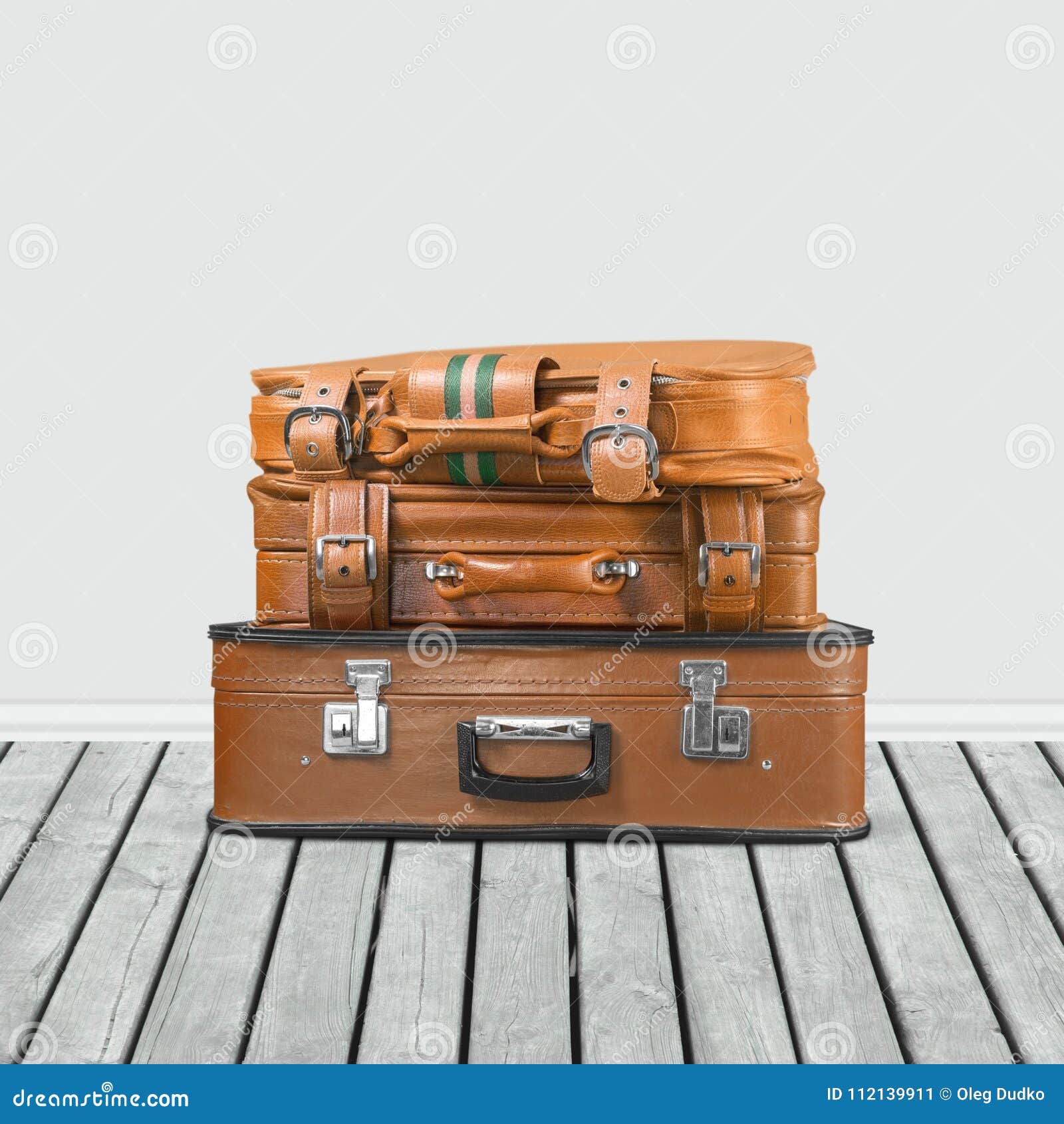 Stack of Old Suitcases. Travelling Concept Stock Image Image of