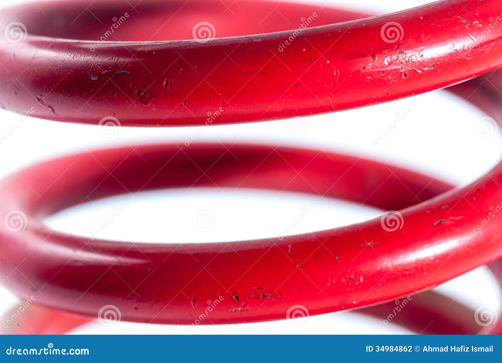 Old Suspension Spring Isolated on White Stock Photo Image of spiral