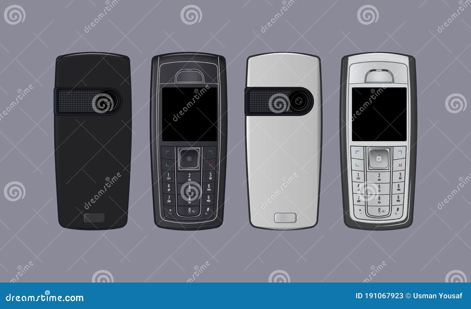 old symbian slide mobile phone -  