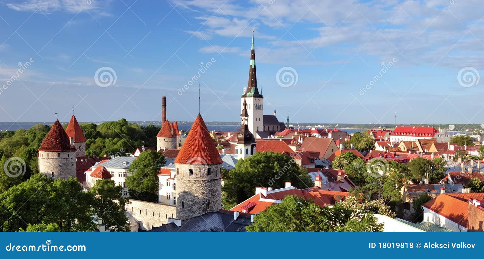 old tallinn in summer