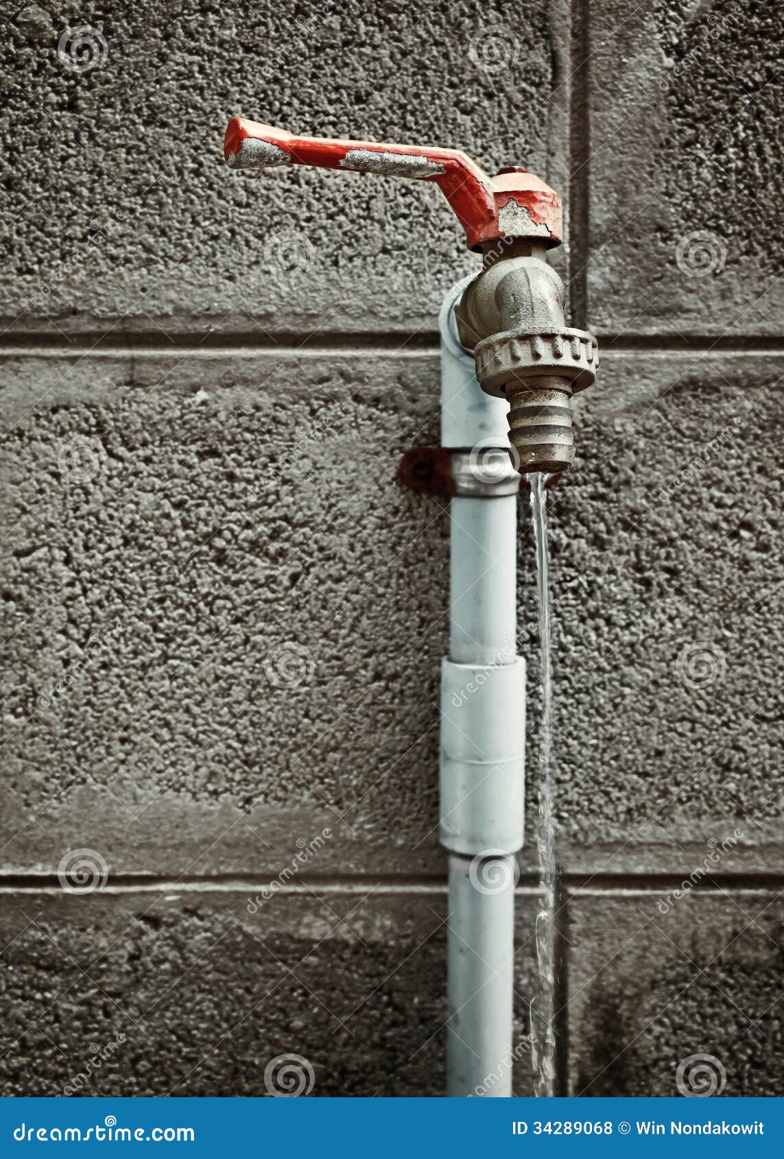 Old tap stock photo. Image of drip, valve, rusty, pipe 34289068