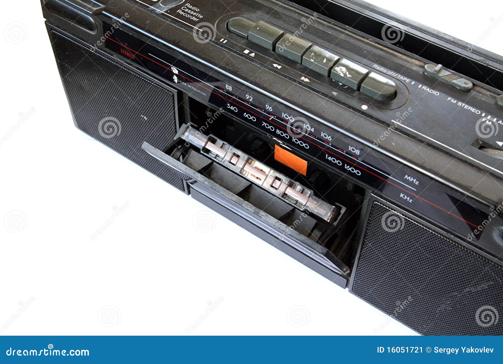 Old Taperecorder Stock Image Image 16051721