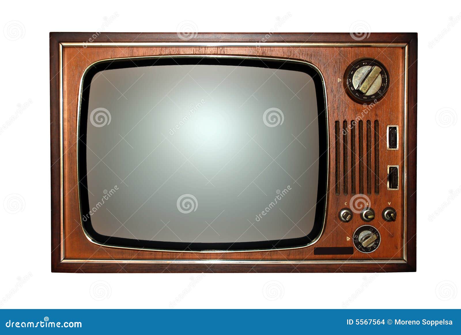 Old television, tv retro stock photo. Image of signal 5567564