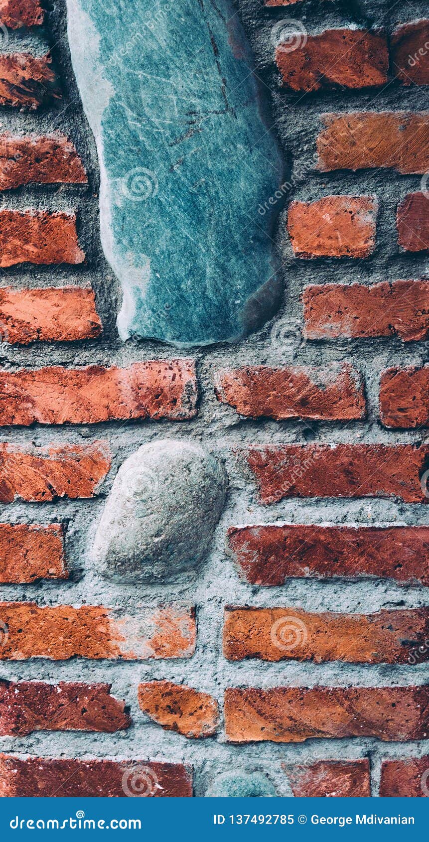 old textured wall closep
