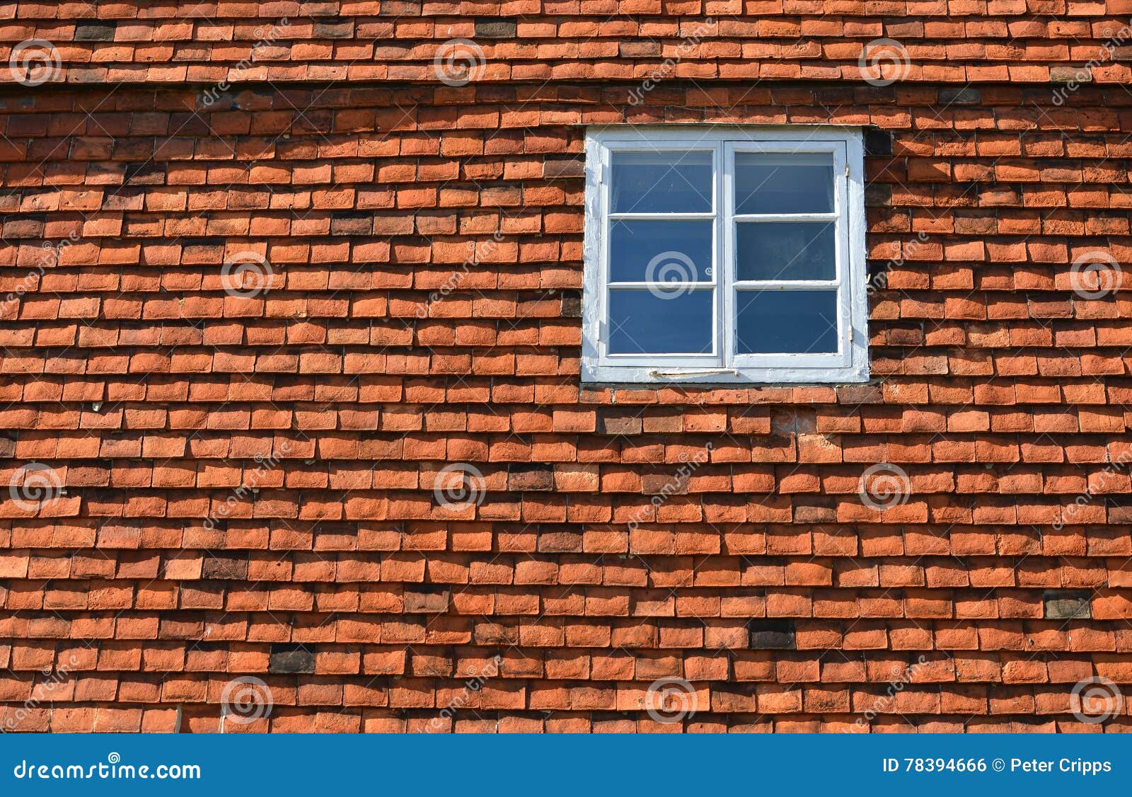 Old tile hung house stock photo. Image of small 78394666