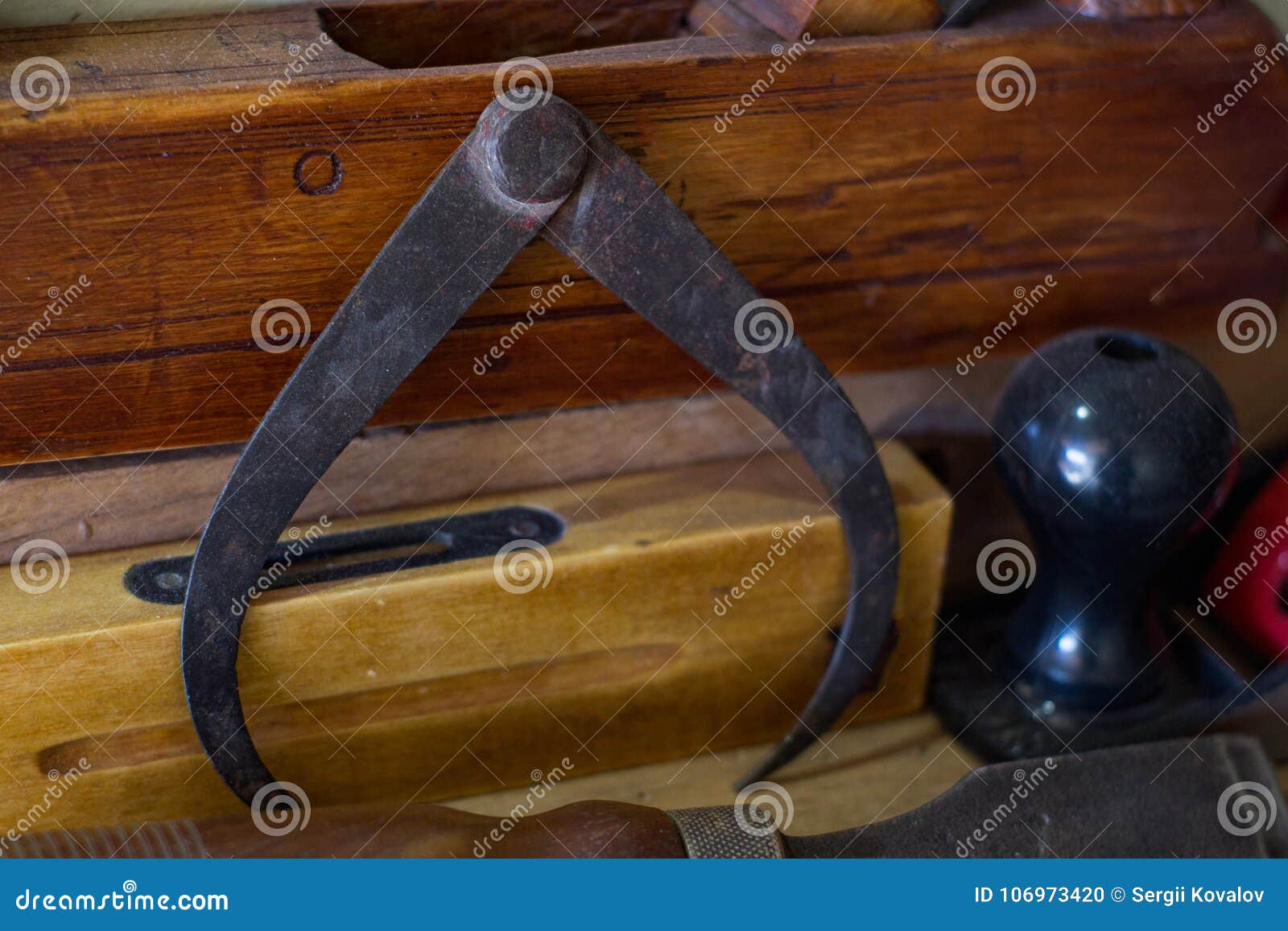 Old tools for woodworking stock photo. Image of industry - 106973420