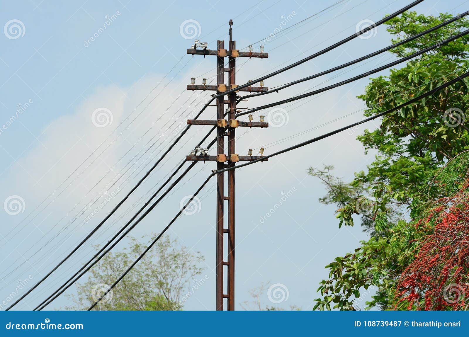 high voltage transmission line