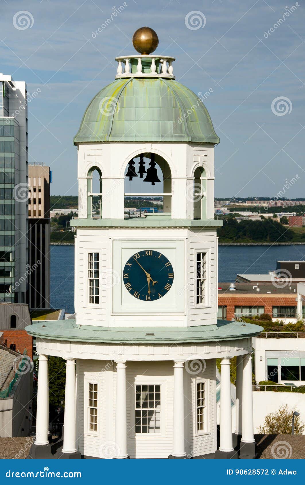Old Town Clock Halifax Nova Scotia Stock Photo Image of citadel