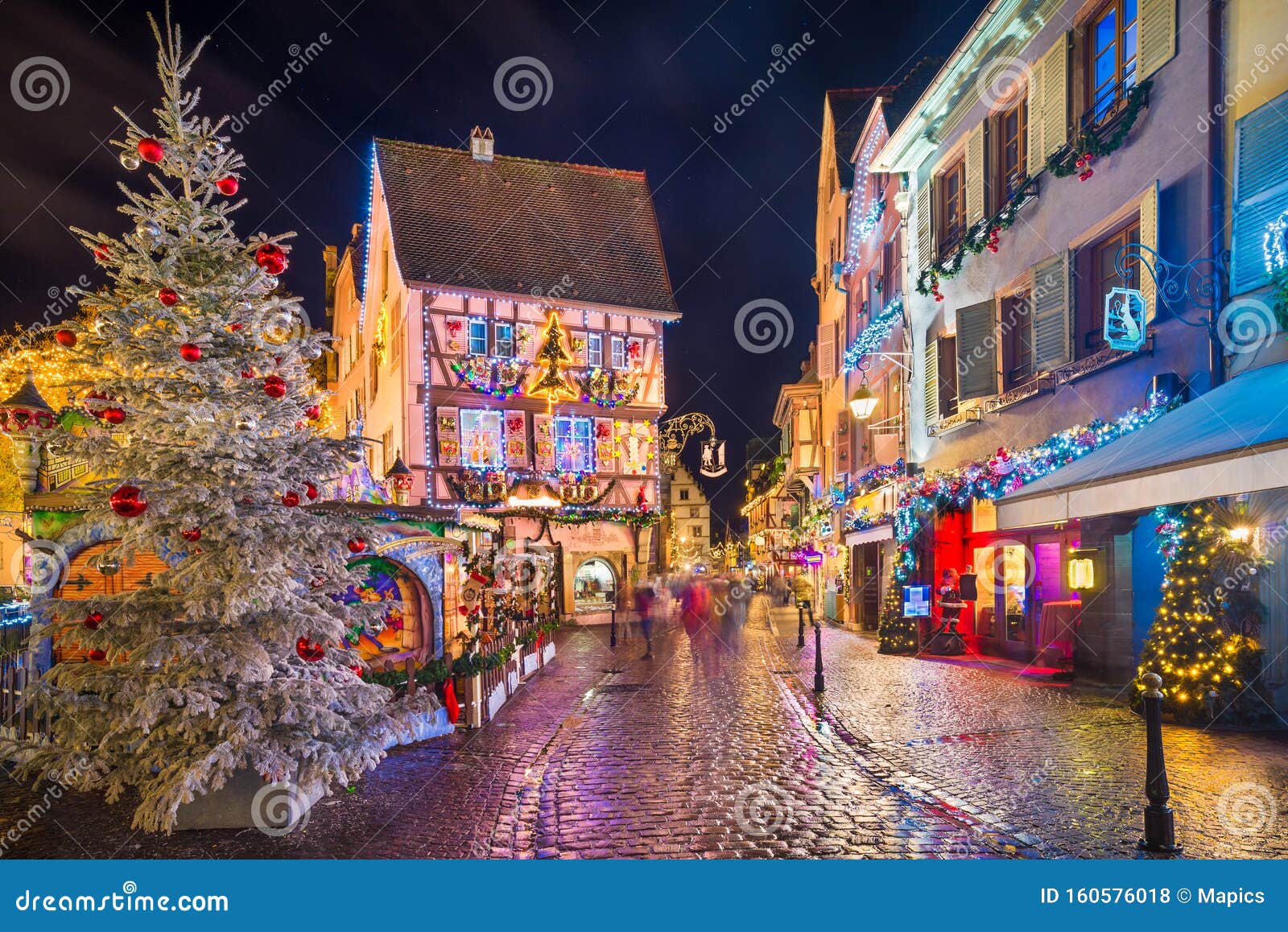 Old Town of Colmar, Alsace, France Stock Photo - Image of france ...