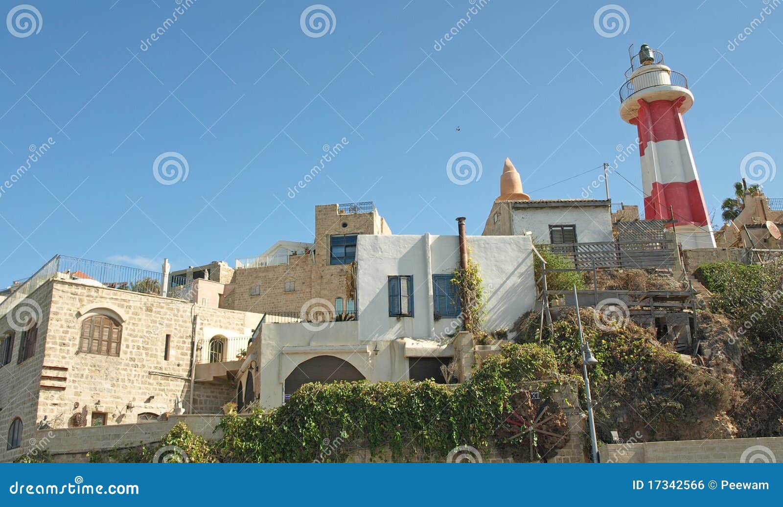 The Old Town and Lighthouse in Jaffa Israel Stock Photo Image of yafo