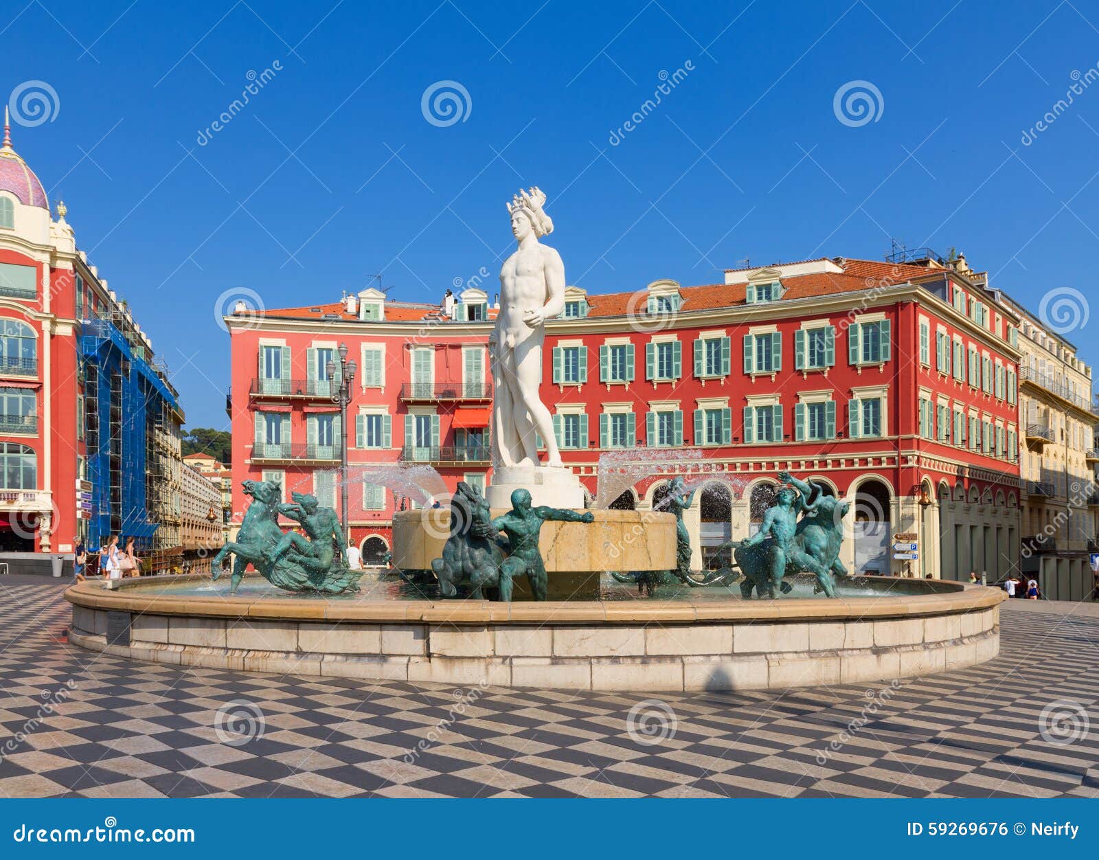 old town of nice, france