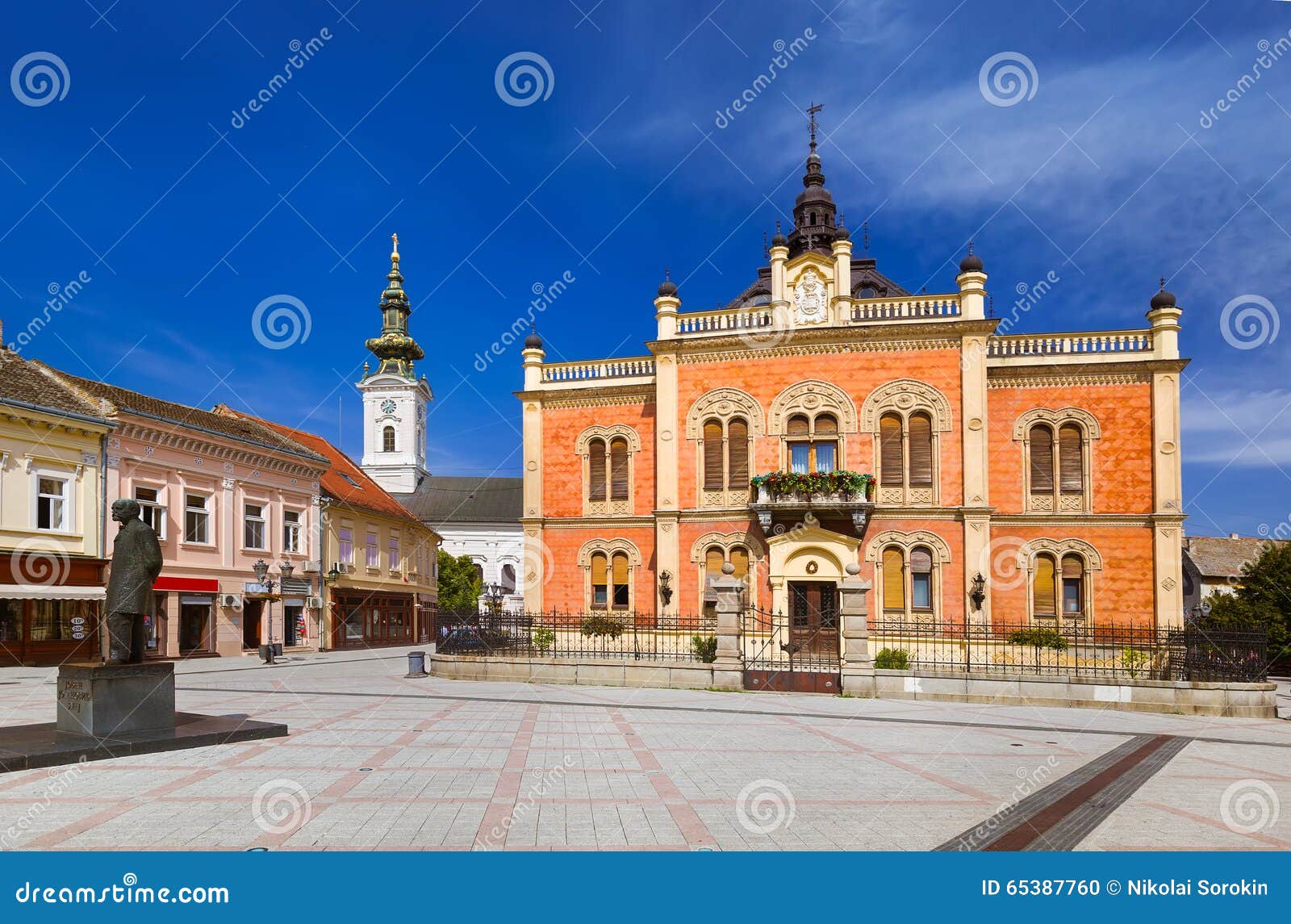 old town in novi sad - serbia