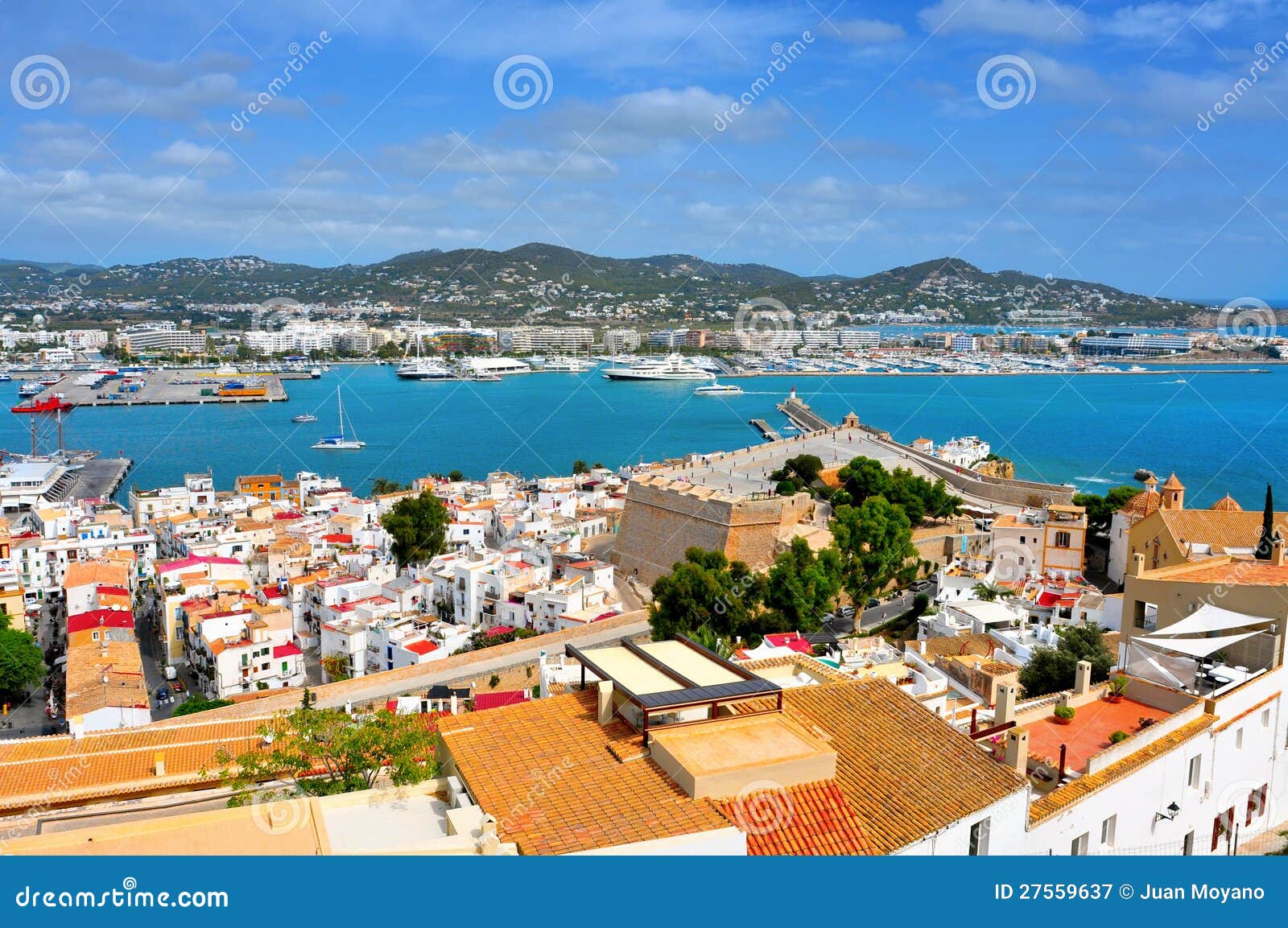 old town and port of ibiza town