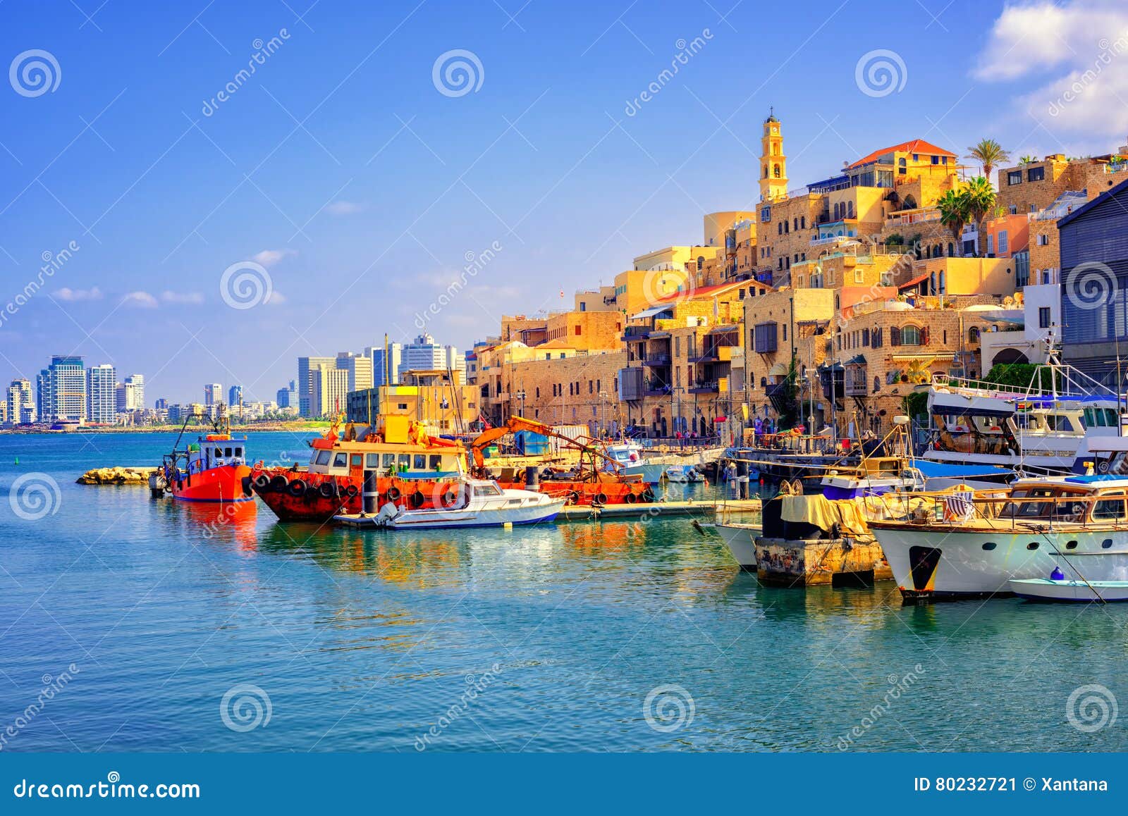 old town and port of jaffa, tel aviv city, israel