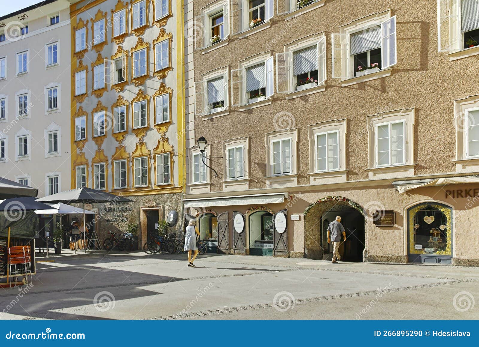 Old Town of Salzburg, Austria Editorial Image - Image of europe, castle