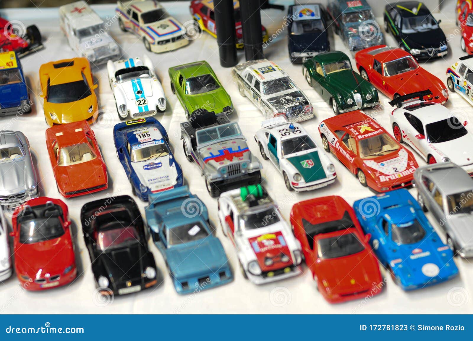 Old toy cars editorial stock photo. Image of drive, small 172781823