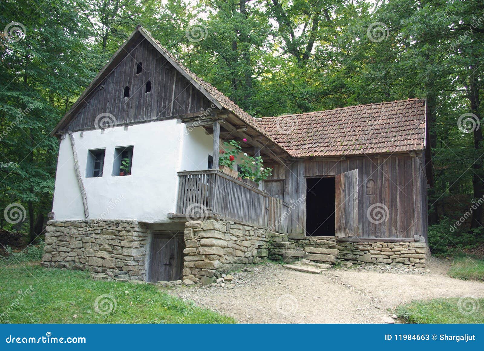 Old Traditional Village House Stock Image - Image of historic, village