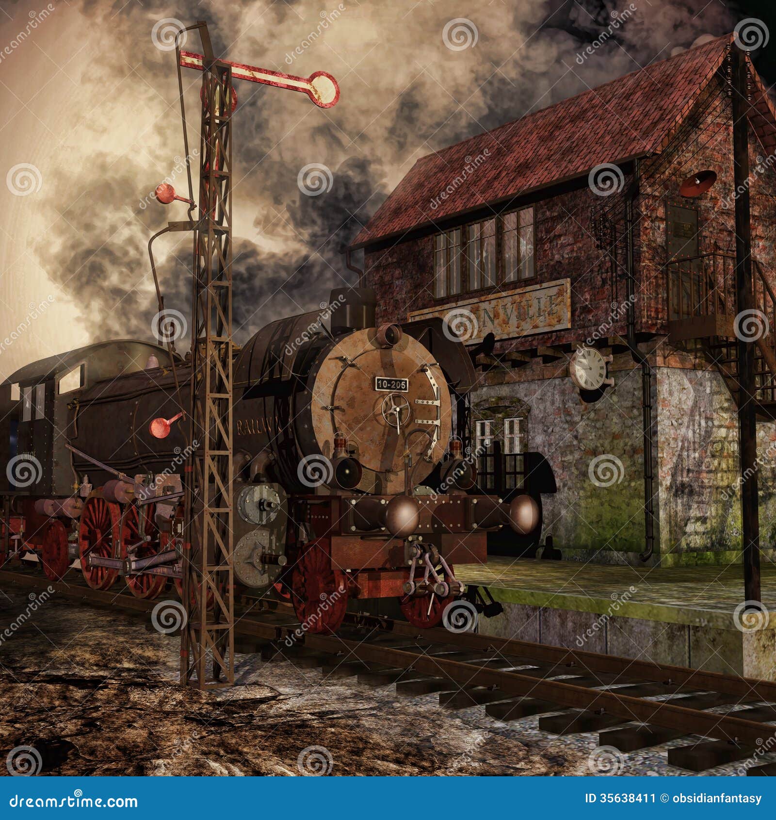 Leyiyi 9x6ft Czech Old Locomotive Backdrop Steam Punk Abandoned Train  Railway Station Ancient Warship Heavy Metal Wild Dessert Photo Background