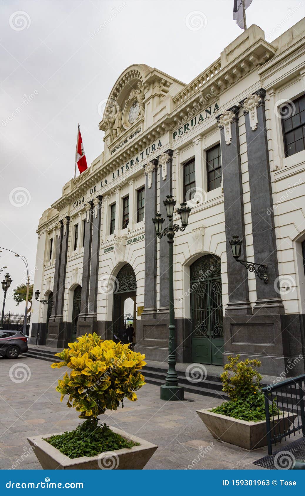 old train station, architecture in downtown lima, peru