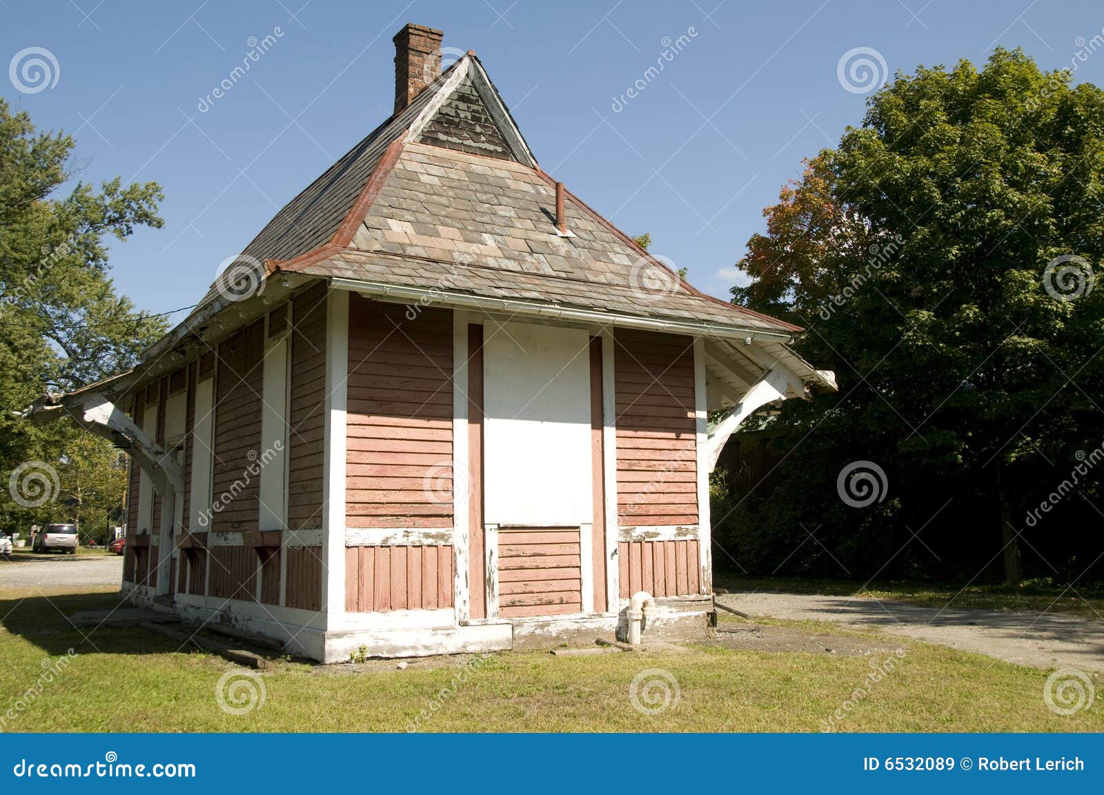 Old Train Station Millwood New York Stock Image Image of states