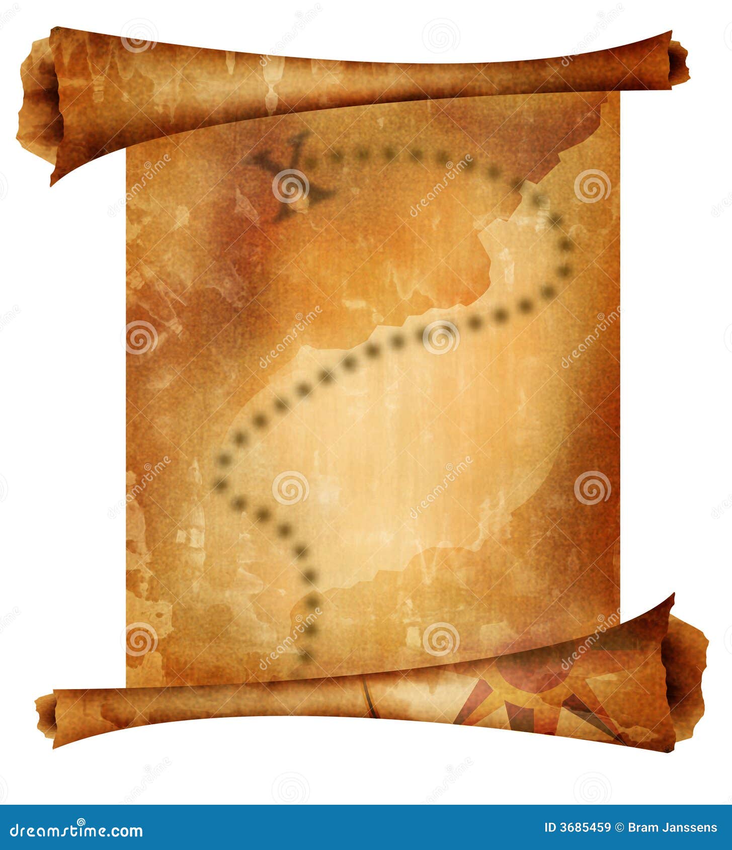 old treasure map stock illustration illustration of hunt 3685459