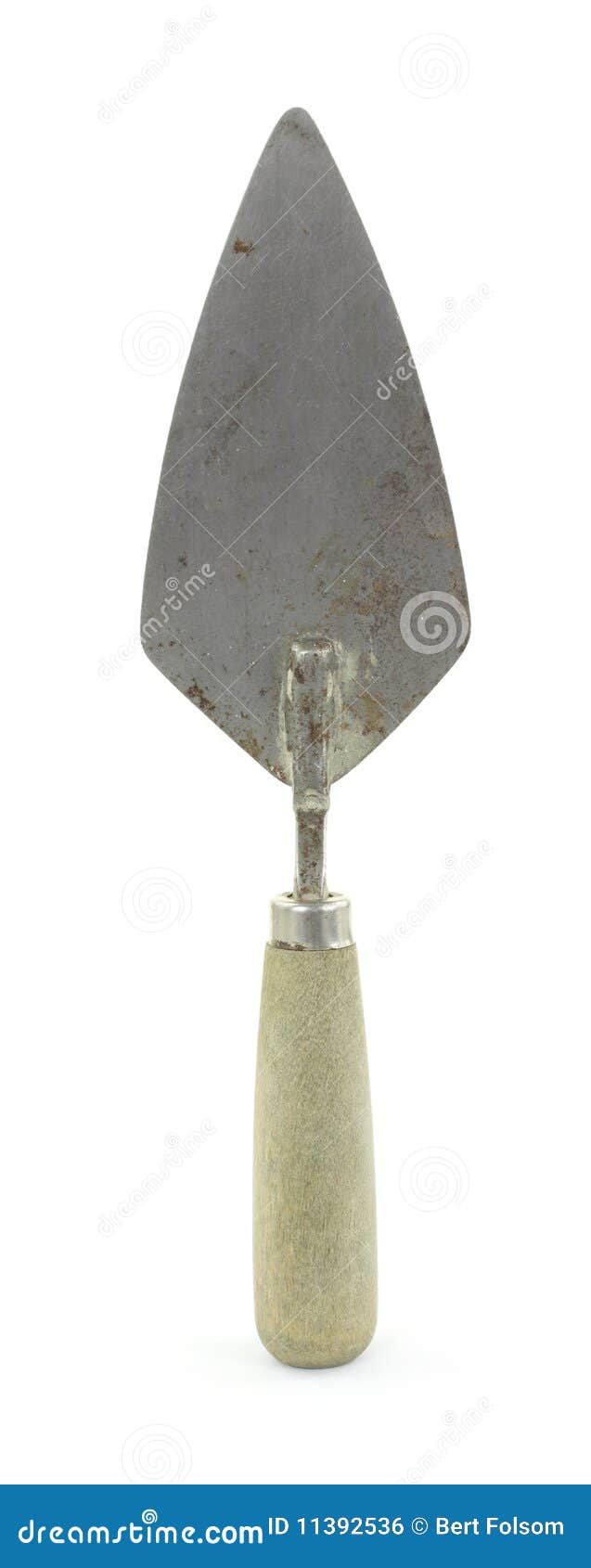 Old Trowel for Masonry Work Stock Photo Image of background, rust