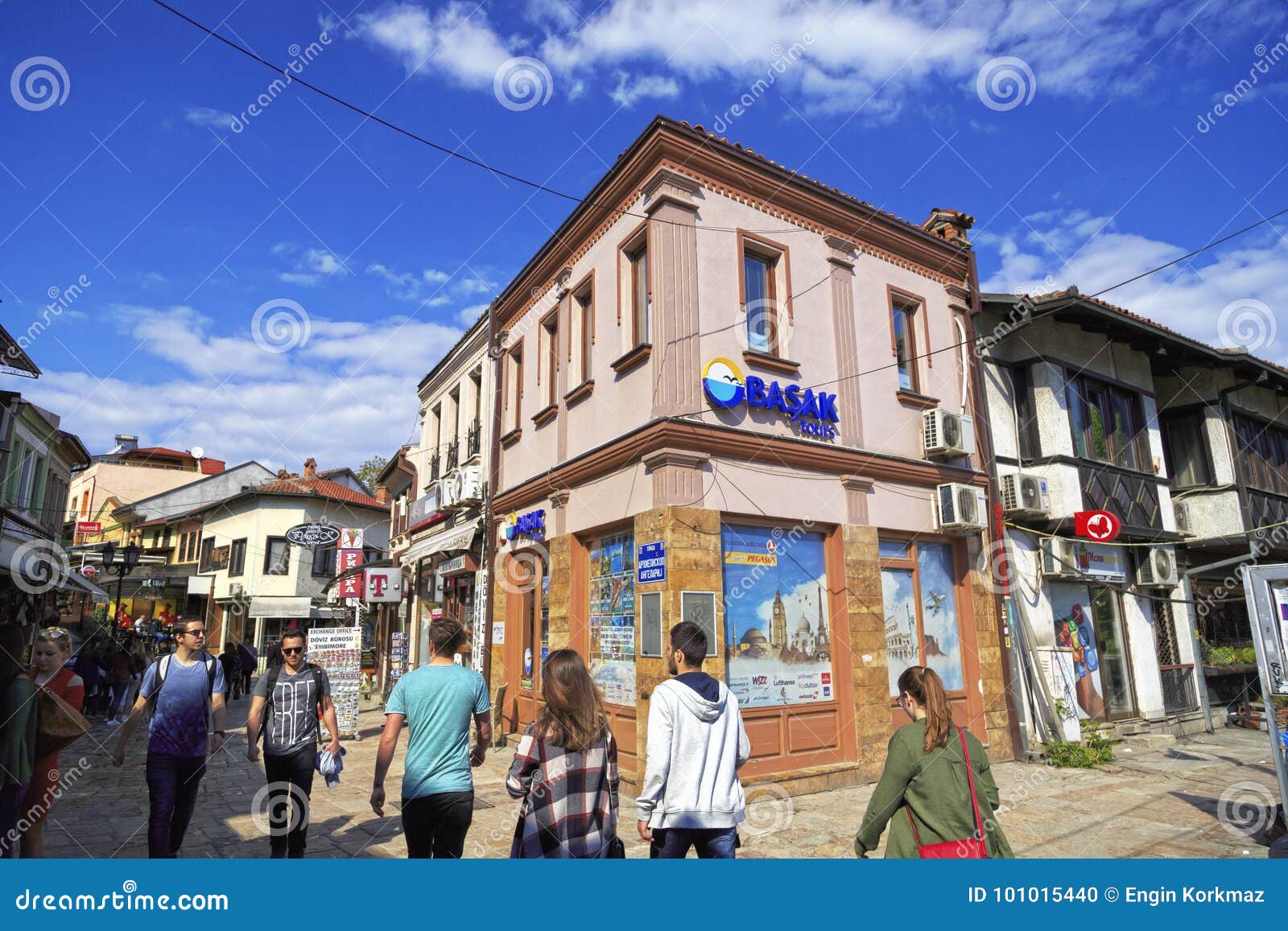 Old Turkish Bazaar and Neighborhood of Skopje, the Macedonian Ca ...